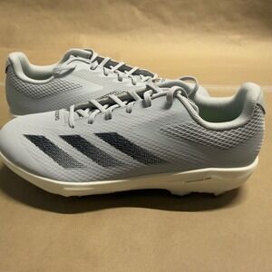 Adidas Adizero Electric TP Baseball Cleats Silver Black IF3267 Mens Size 14 NEW